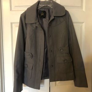Charcoal Pea Coat